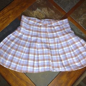 Girls purple print skirt. Sz 10-12.